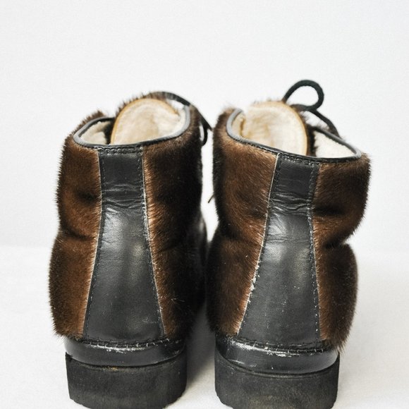 Vintage 1970s Blondo Seal Fur Boots - Picture 5 of 11